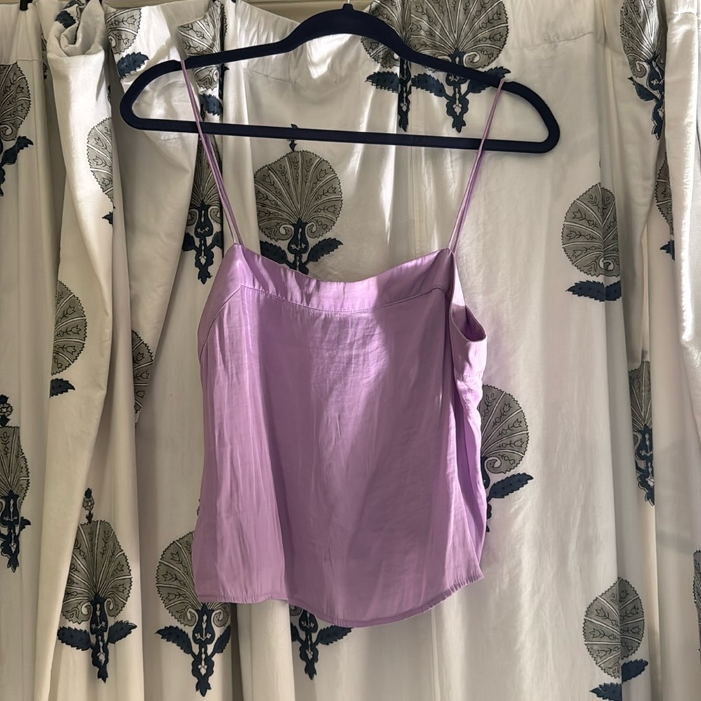 Urban outfitters silk-like tank top lilac
